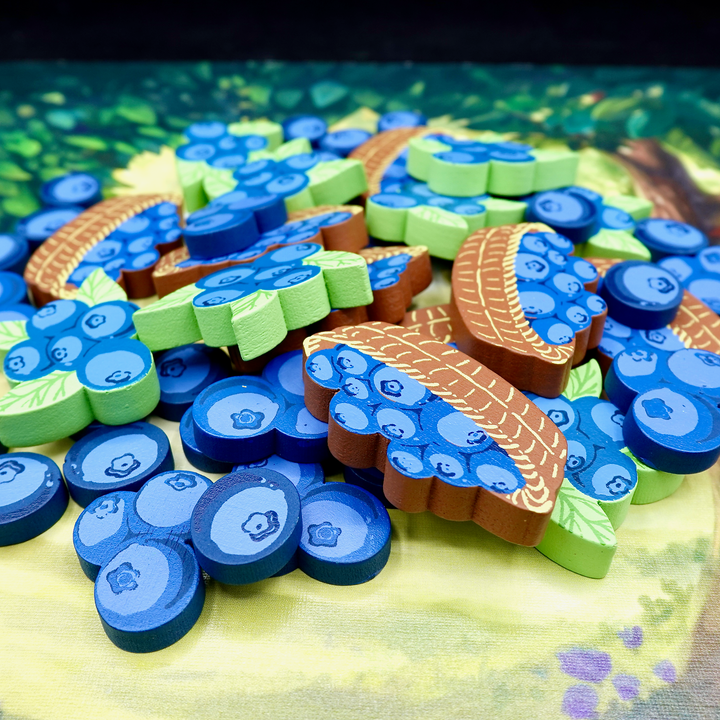 Woodcraft: Wooden Blueberries (Meeple Source)