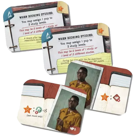 Fox Experiment, The: Patron and Science Promo Cards