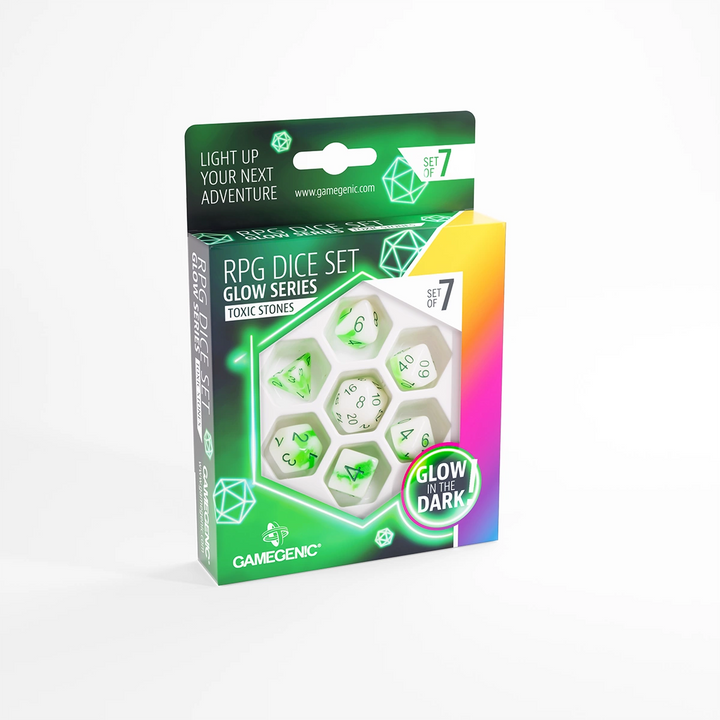 Gamegenic - Glow Series Dice (set of 7)