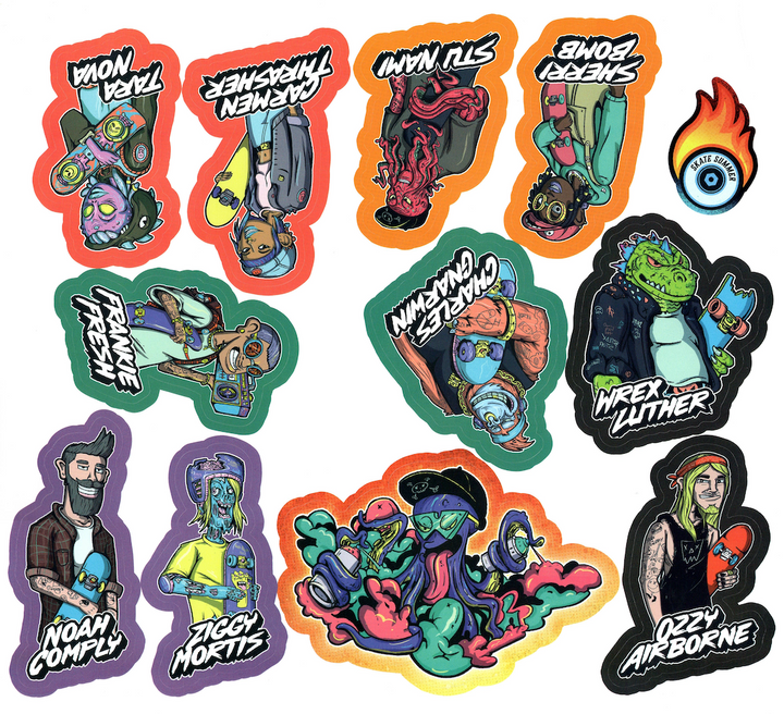 Skate Summer: Sticker Pack
