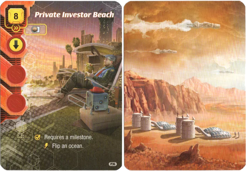 Terraforming Mars: Ares Expedition – Private Investor Beach Promo Card –  BoardGameGeek Store