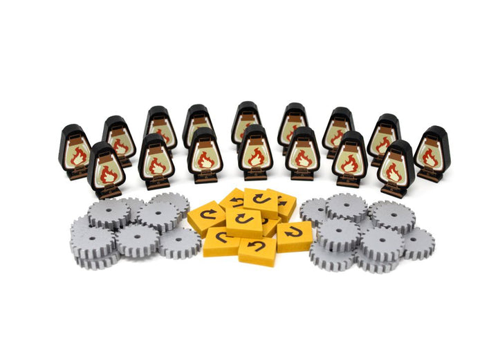 Woodcraft: Upgraded Wooden Resources (Meeple Source)
