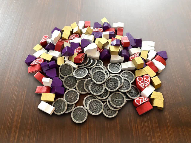 Wyrmspan: Metal Coins & Wooden Resources