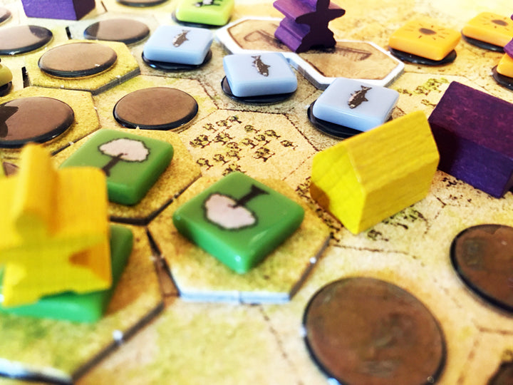 GeekUp Bit Set: Antiquity for use with the board game Antiquity, REORDER, sold at the BoardGameGeek Store