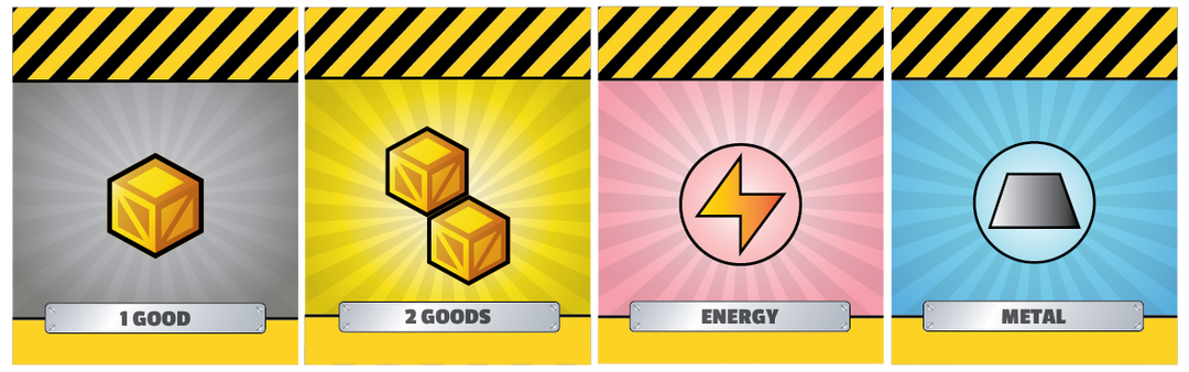 GeekUp Bag Set: Fantastic Factories for use with the board game Fantastic Factories, REORDER, sold at the BoardGameGeek Store