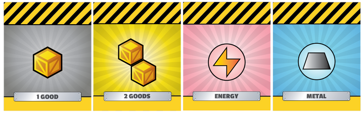 GeekUp Bag Set: Fantastic Factories for use with the board game Fantastic Factories, REORDER, sold at the BoardGameGeek Store
