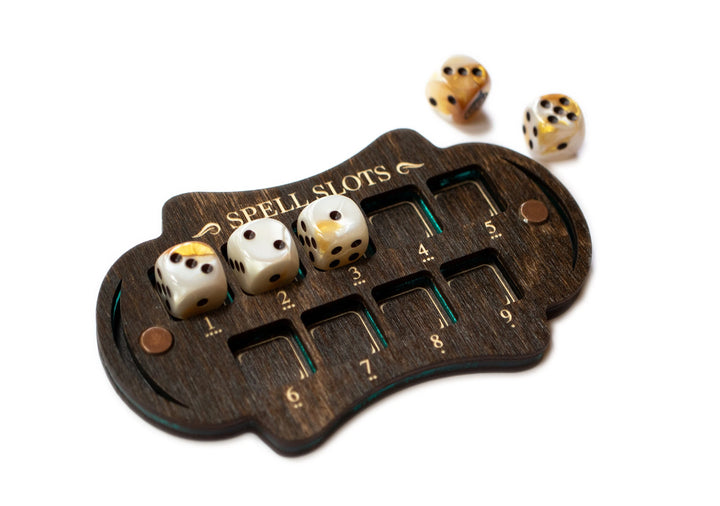 Strata Strike: Spell Slot Tracker for use with the board game , sold at the BoardGameGeek Store