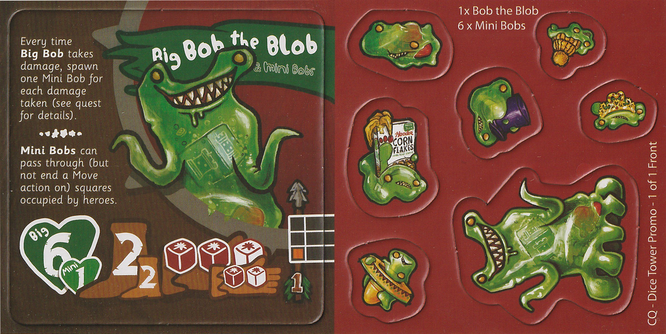 binder of doom monster cards CoraQuest: Bob the Blob Promo
