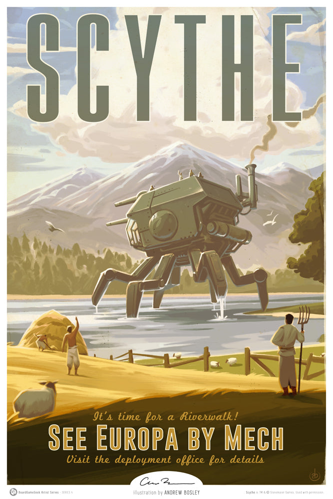 BoardGameGeek Artist Series: Series 4 - Scythe