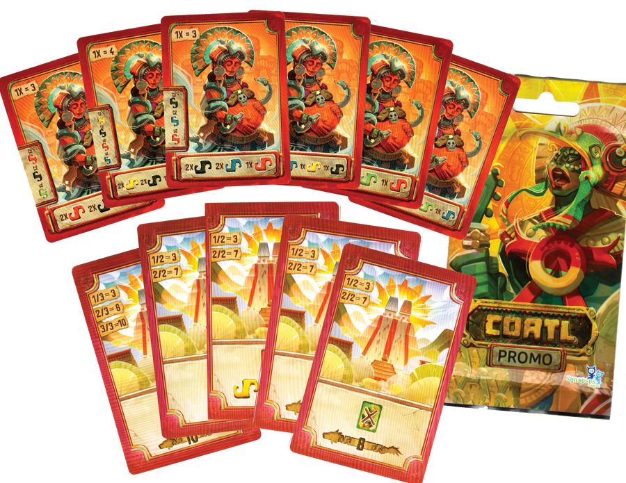 Coatl: Promo Cards for use with the board game C, Coatl, Spring Sale, sold at the BoardGameGeek Store