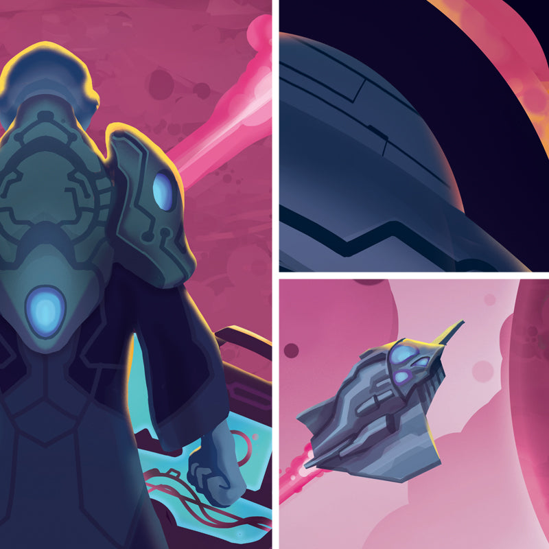 BoardGameGeek Artist Series: Series 5 - Eclipse for use with the board game Eclipse, REORDER, sold at the BoardGameGeek Store