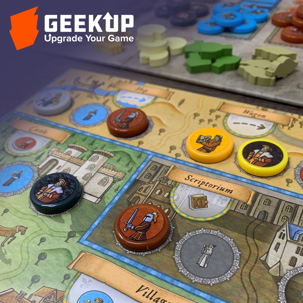 GeekUp Bit Set: Orleans for use with the board game Orleans, REORDER, sold at the BoardGameGeek Store