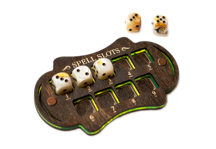 Strata Strike: Spell Slot Tracker for use with the board game , sold at the BoardGameGeek Store