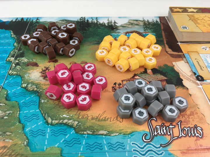 GeekUp Bit Set: Lewis & Clark for use with the board game Lewis & Clark, REORDER, sold at the BoardGameGeek Store