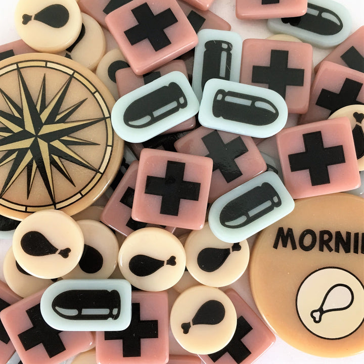 GeekUp Bit Set: Lost Expedition for use with the board game Lost Expedition, REORDER, sold at the BoardGameGeek Store