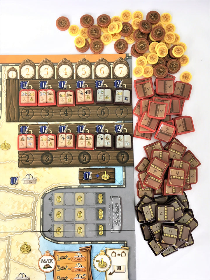 GeekUp Bit Set: Mombasa for use with the board game Mombasa, REORDER, sold at the BoardGameGeek Store