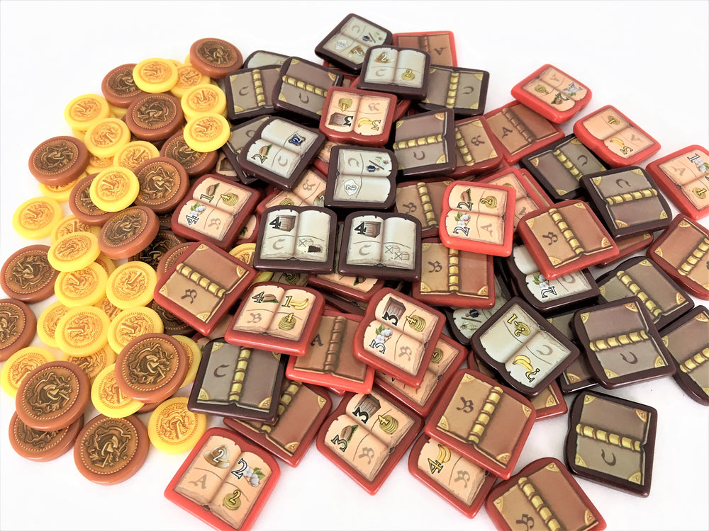 GeekUp Bit Set: Mombasa for use with the board game Mombasa, REORDER, sold at the BoardGameGeek Store