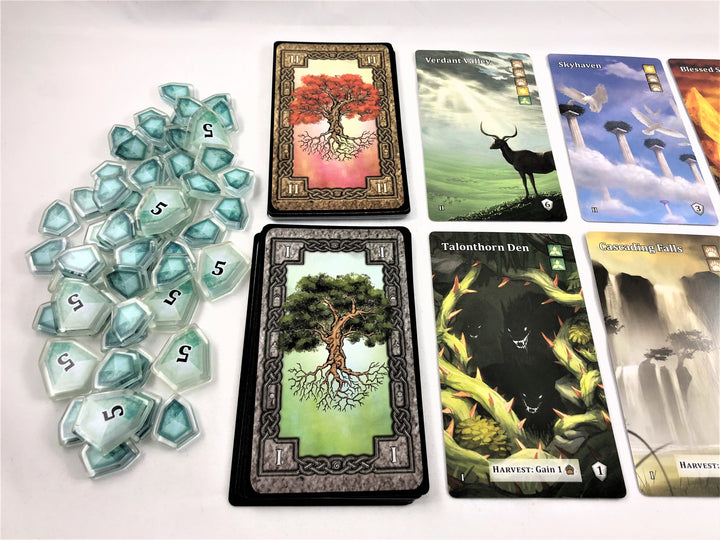 GeekUp Bit Set: Mystic Vale for use with the board game Mystic Vale, REORDER, sold at the BoardGameGeek Store