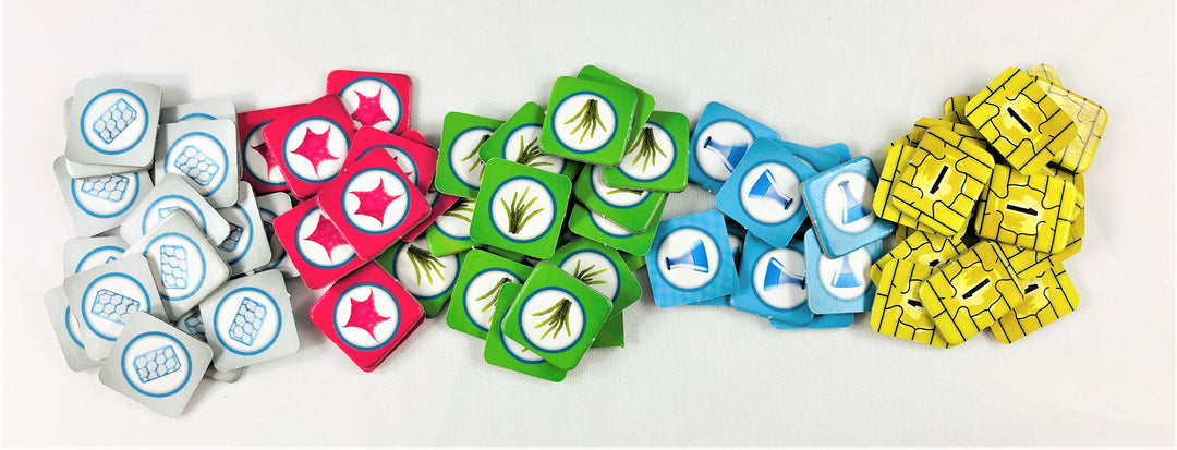 Underwater Cities: Extra Resource Tokens for use with the board game Spring Sale, U, Underwater Cities, sold at the BoardGameGeek Store