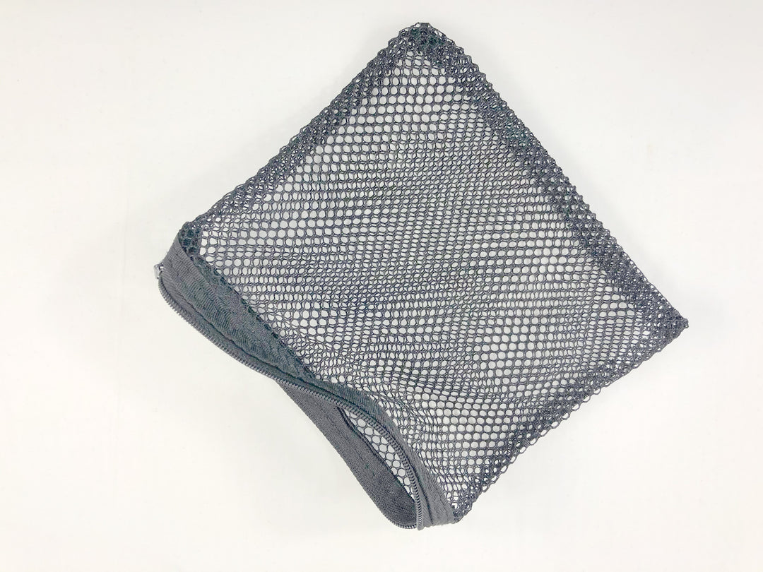 GeekUp Mesh Zipper Bag for use with the board game REORDER, sold at the BoardGameGeek Store
