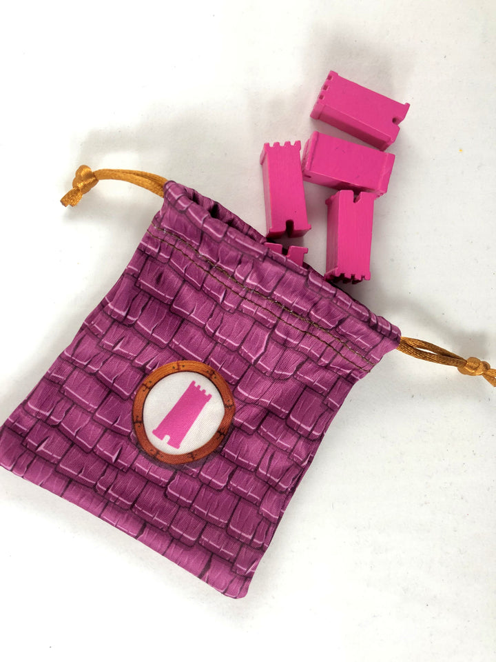 GeekUp Bag Set: Tiny Towns for use with the board game REORDER, Tiny Towns, sold at the BoardGameGeek Store