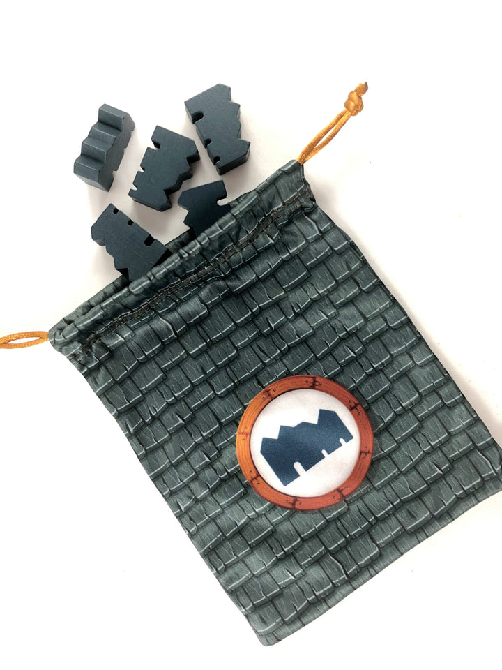 GeekUp Bag Set: Tiny Towns for use with the board game REORDER, Tiny Towns, sold at the BoardGameGeek Store