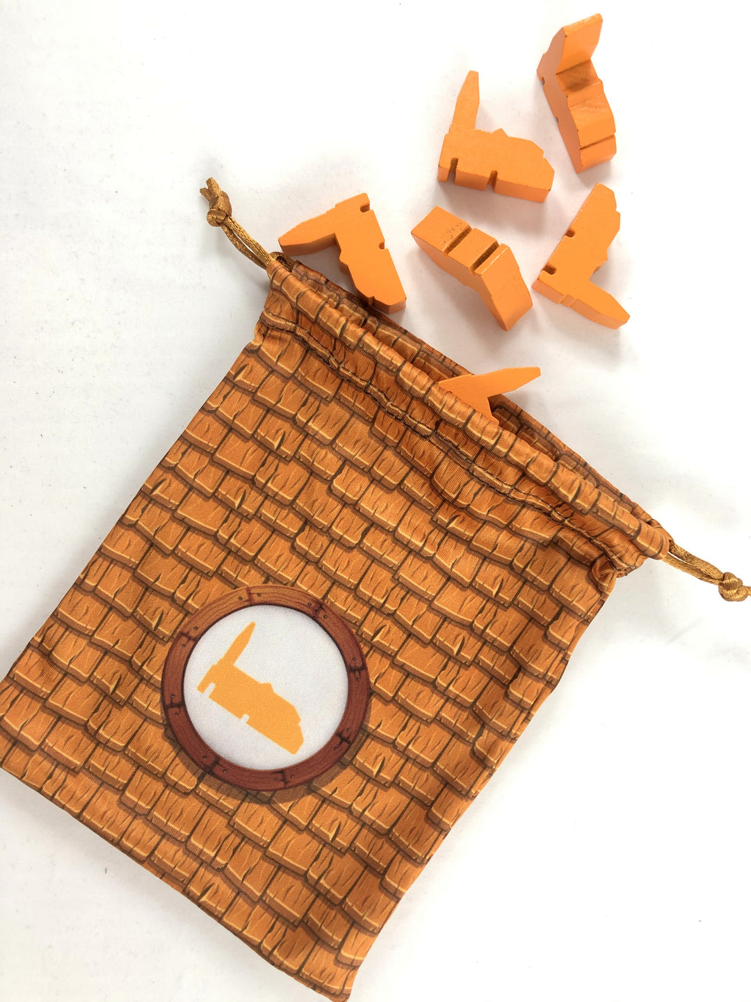 GeekUp Bag Set: Tiny Towns for use with the board game REORDER, Tiny Towns, sold at the BoardGameGeek Store