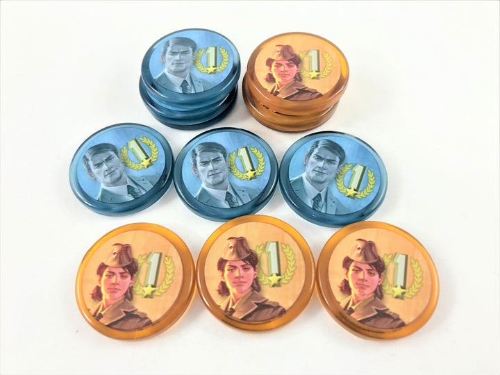 GeekUp Bit Set: It's a Wonderful World for use with the board game It's a Wonderful World, REORDER, sold at the BoardGameGeek Store