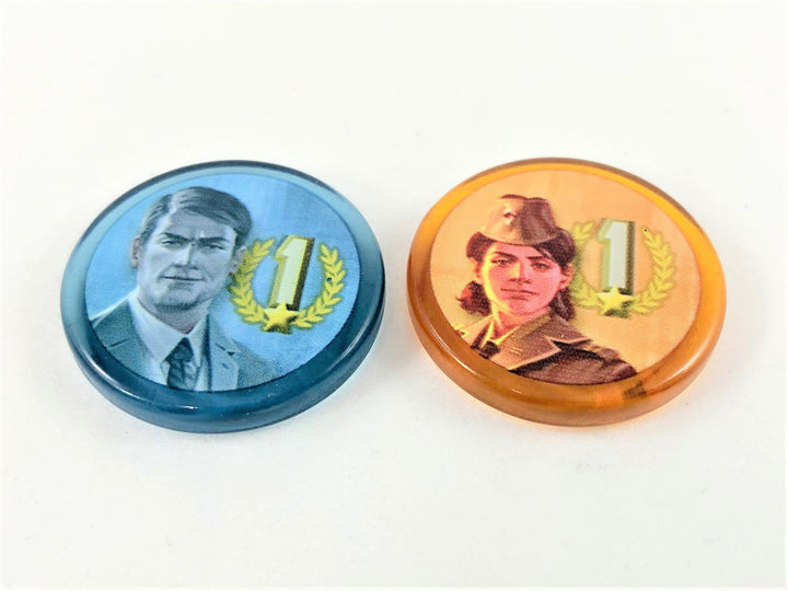 GeekUp Bit Set: It's a Wonderful World for use with the board game It's a Wonderful World, REORDER, sold at the BoardGameGeek Store