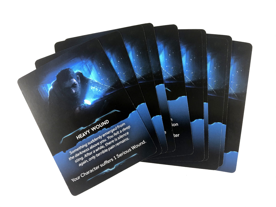 Nemesis: Dice Tower 2019 Promo Cards for use with the board game N, Nemesis, sold at the BoardGameGeek Store