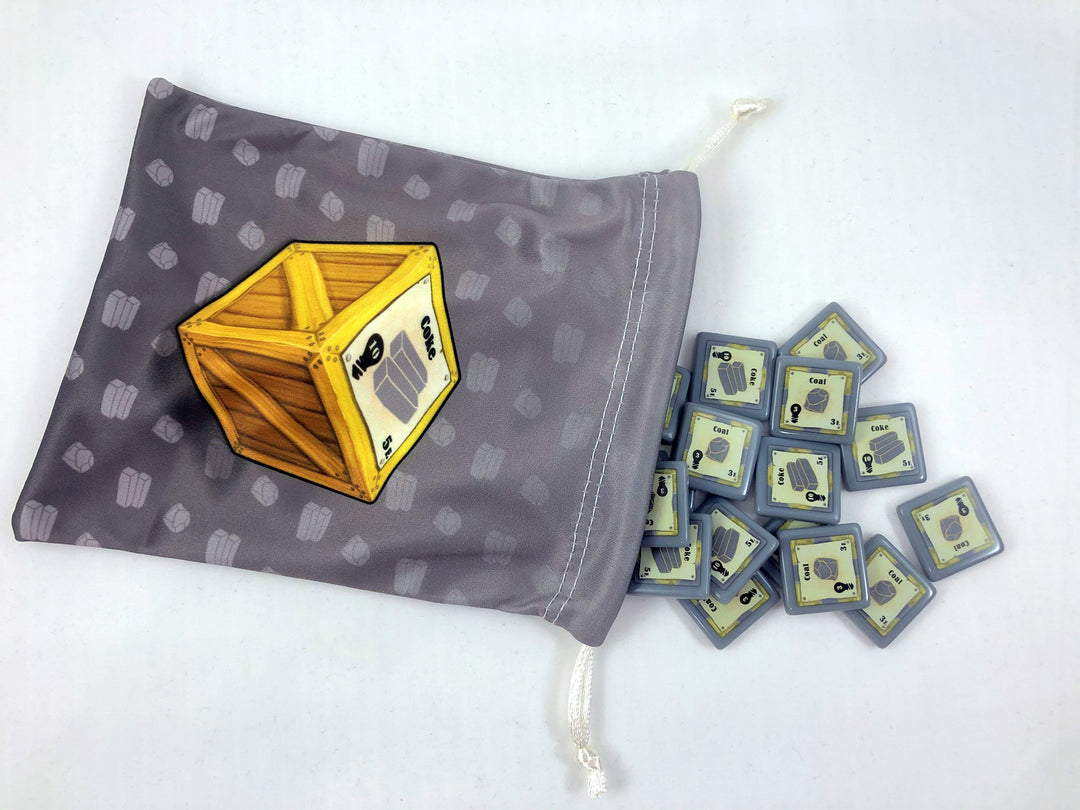 GeekUp Bag Set: Le Havre for use with the board game Le Havre, REORDER, sold at the BoardGameGeek Store