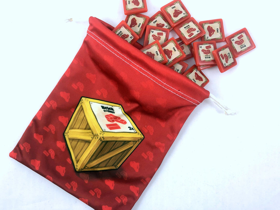 GeekUp Bag Set: Le Havre for use with the board game Le Havre, REORDER, sold at the BoardGameGeek Store