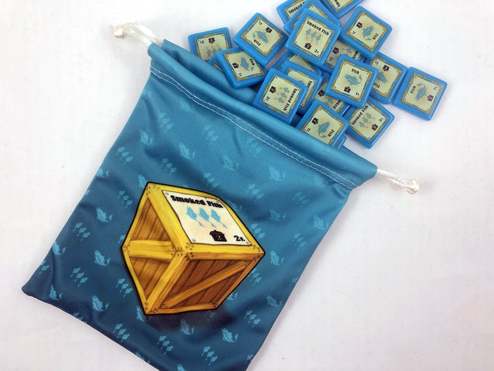 GeekUp Bag Set: Le Havre for use with the board game Le Havre, REORDER, sold at the BoardGameGeek Store