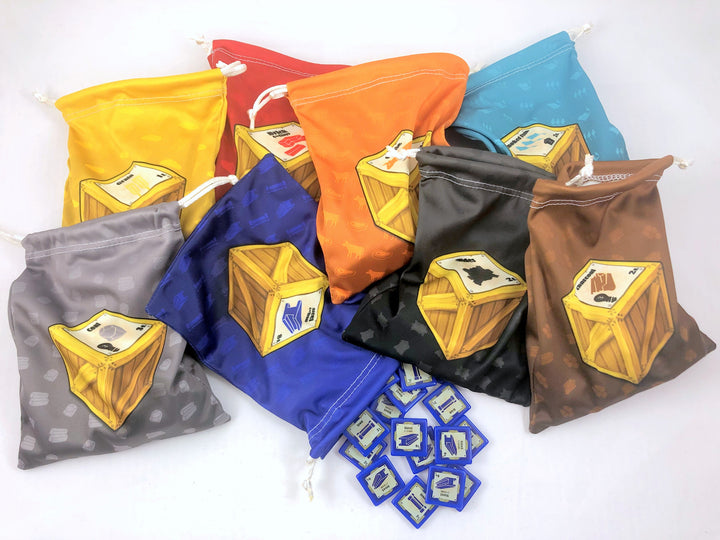 GeekUp Bag Set: Le Havre for use with the board game Le Havre, REORDER, sold at the BoardGameGeek Store