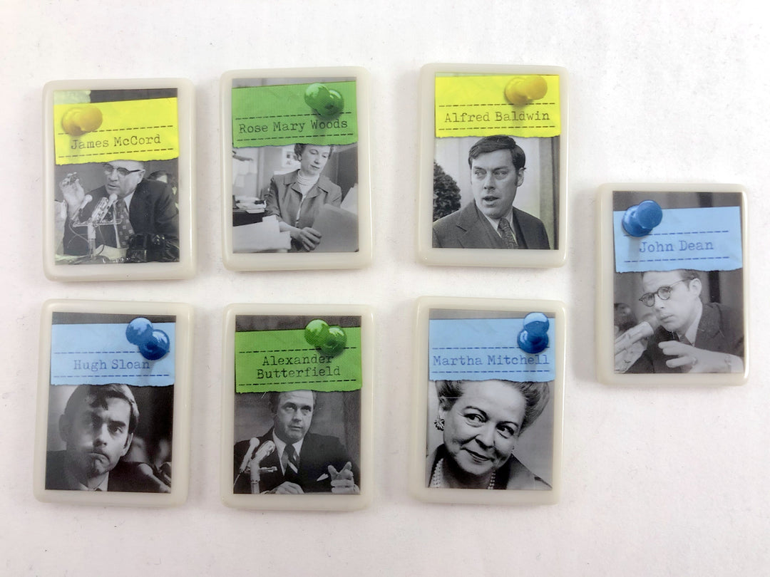 GeekUp Bit Set: Watergate for use with the board game REORDER, Watergate, sold at the BoardGameGeek Store