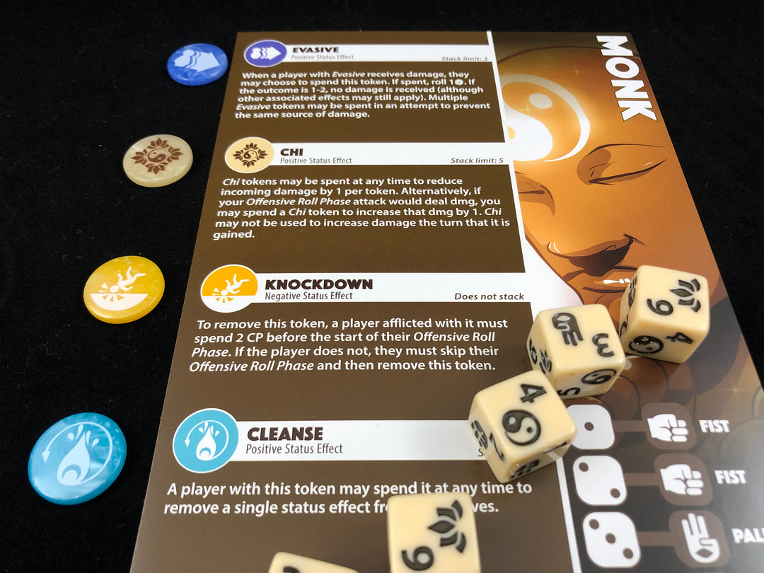 GeekUp Bit Set: Dice Throne Season 1 for use with the board game Dice Throne: Season 1, REORDER, sold at the BoardGameGeek Store