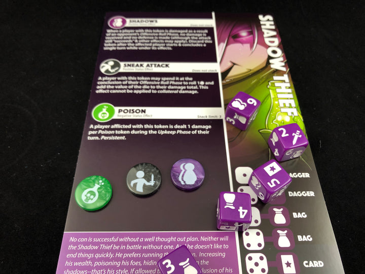 GeekUp Bit Set: Dice Throne Season 1 for use with the board game Dice Throne: Season 1, REORDER, sold at the BoardGameGeek Store