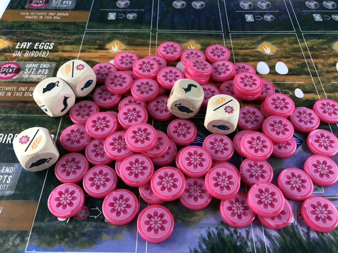 GeekUp Bit Set: Wingspan Oceania Expansion for use with the board game REORDER, Wingspan, sold at the BoardGameGeek Store