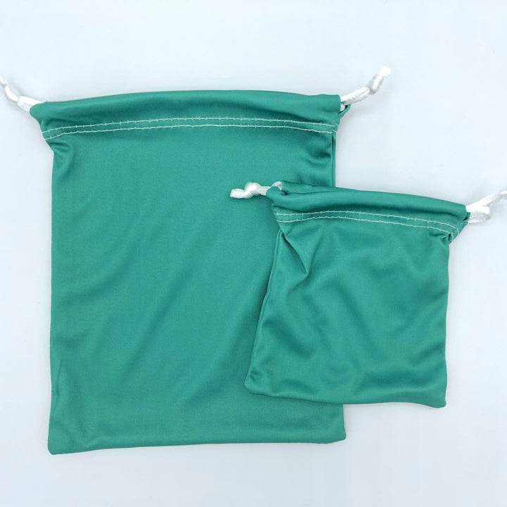 Microfiber Drawstring Bags for use with the board game REORDER, sold at the BoardGameGeek Store