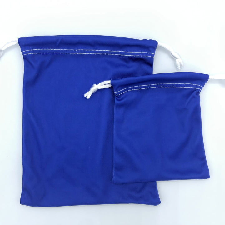 Microfiber Drawstring Bags for use with the board game REORDER, sold at the BoardGameGeek Store