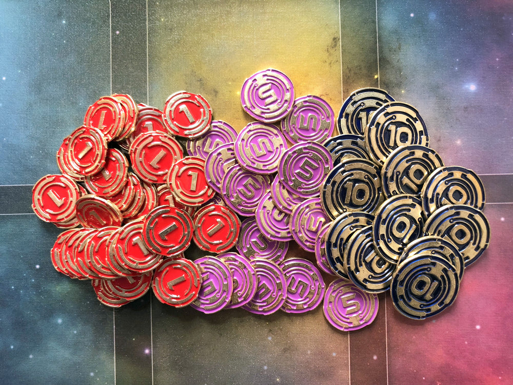 GeekUp Bit Set: Among the Stars for use with the board game Among the Stars, REORDER, sold at the BoardGameGeek Store