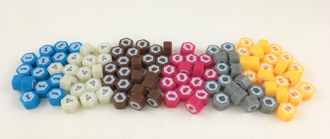 GeekUp Bit Set: Lewis & Clark for use with the board game Lewis & Clark, REORDER, sold at the BoardGameGeek Store