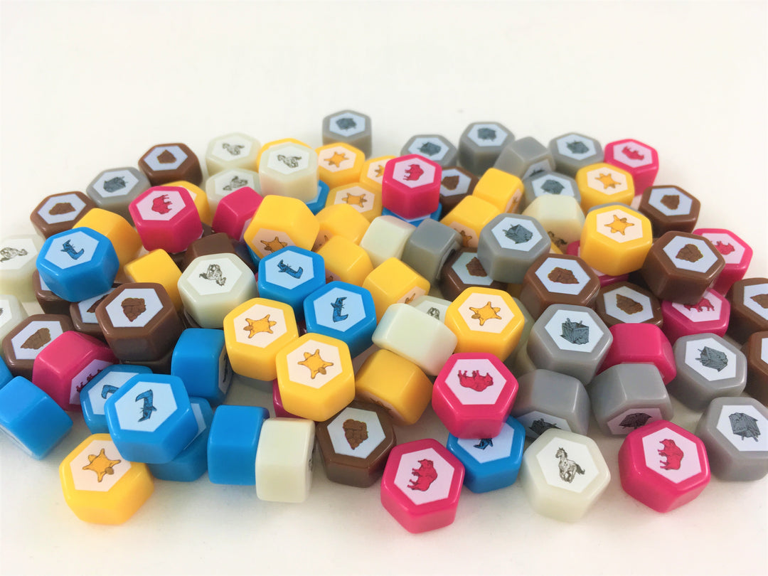 GeekUp Bit Set: Lewis & Clark for use with the board game Lewis & Clark, REORDER, sold at the BoardGameGeek Store