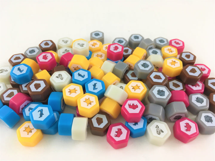 GeekUp Bit Set: Lewis & Clark for use with the board game Lewis & Clark, REORDER, sold at the BoardGameGeek Store