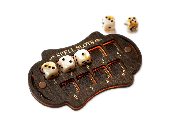 Strata Strike: Spell Slot Tracker for use with the board game , sold at the BoardGameGeek Store