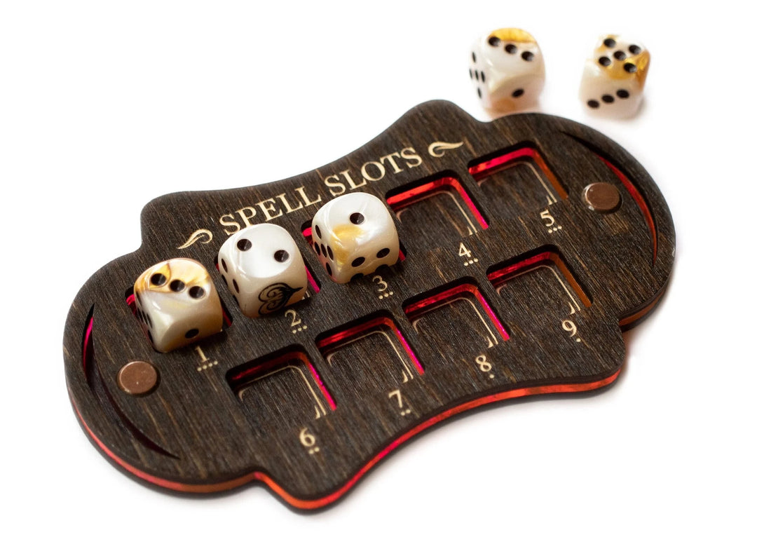 Strata Strike: Spell Slot Tracker for use with the board game , sold at the BoardGameGeek Store