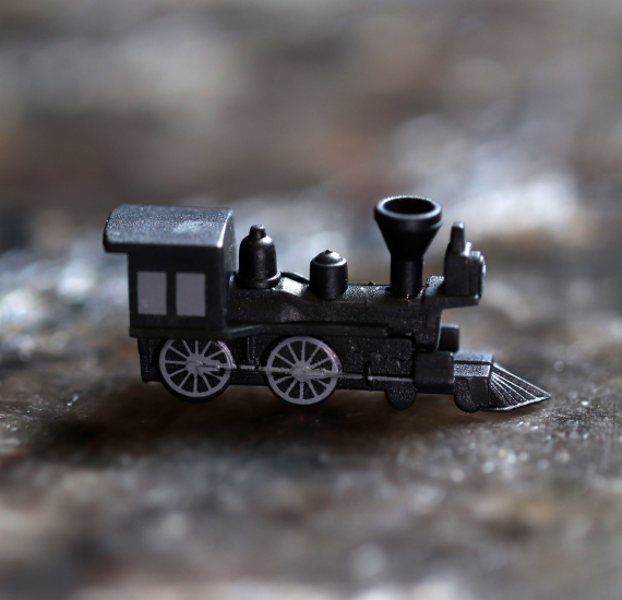 Little Plastic Train Co - Set of 48 Trains for use with the board game , sold at the BoardGameGeek Store