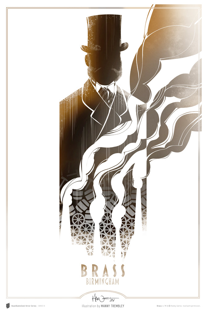BoardGameGeek Artist Series: Series 6 - Brass for use with the board game Brass, REORDER, sold at the BoardGameGeek Store