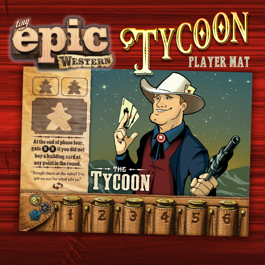Tiny Epic Western: The Tycoon for use with the board game Spring Sale, T, Tiny Epic Western, sold at the BoardGameGeek Store