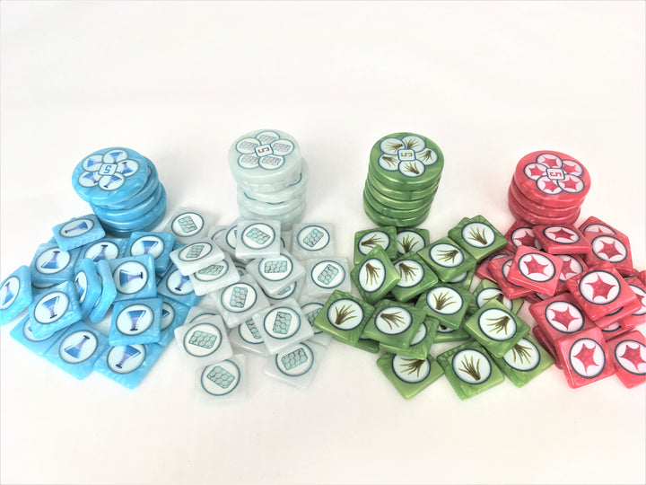 GeekUp Bit Set: Underwater Cities for use with the board game REORDER, Underwater Cities, sold at the BoardGameGeek Store